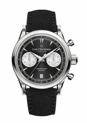 Carl F. Bucherer MANERO FLYBACK 40MM, Black Dial - 00.10927.08.33.02