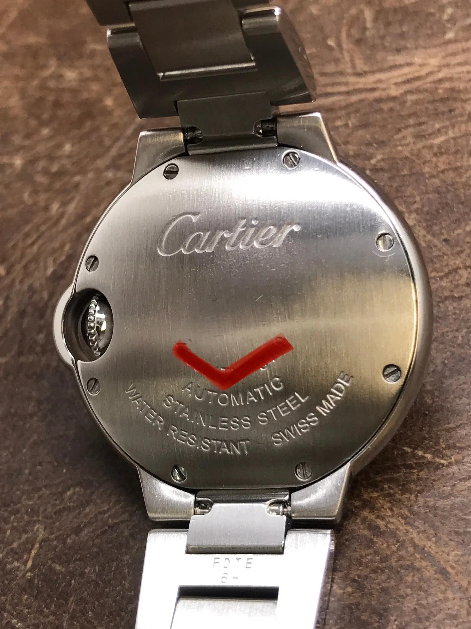 Cartier Ballon Bleu de Cartier 3489 / W6920071 Silver Dial Automatic  Women's Watch