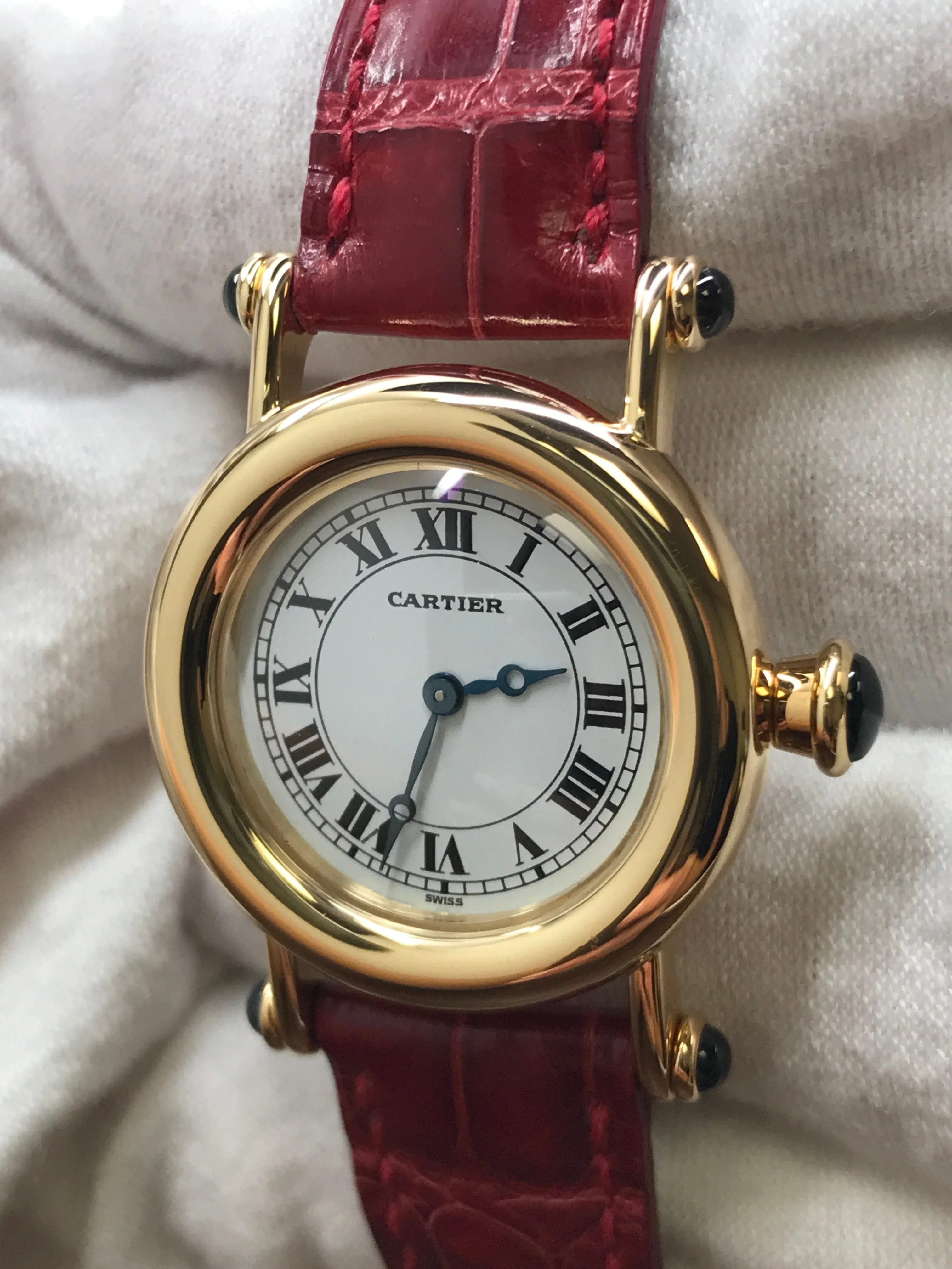 Cartier Diabolo Deployment 1440 White Dial Quartz Women's Watch
