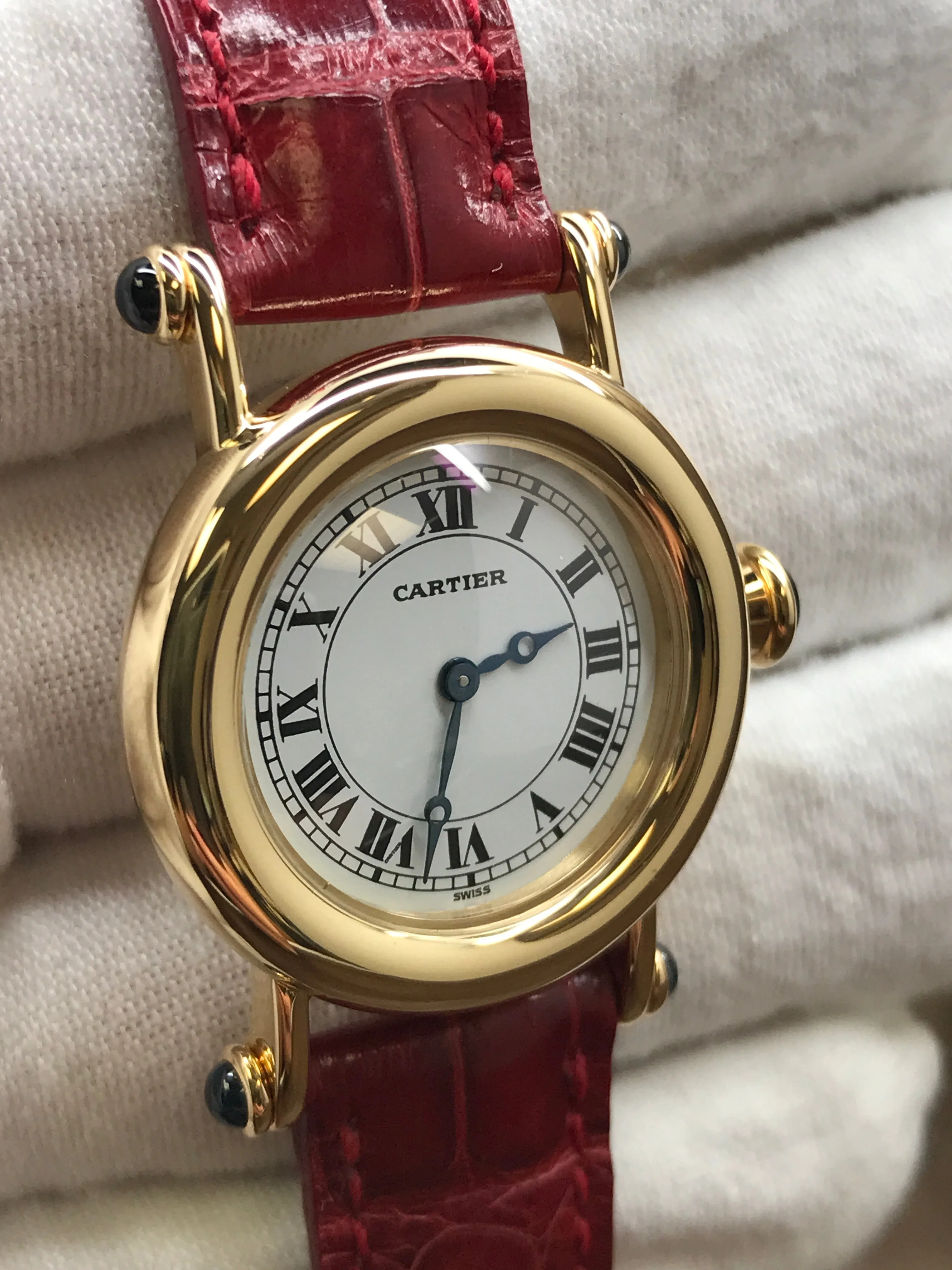 Cartier Diabolo Deployment 1440 White Dial Quartz Women's Watch