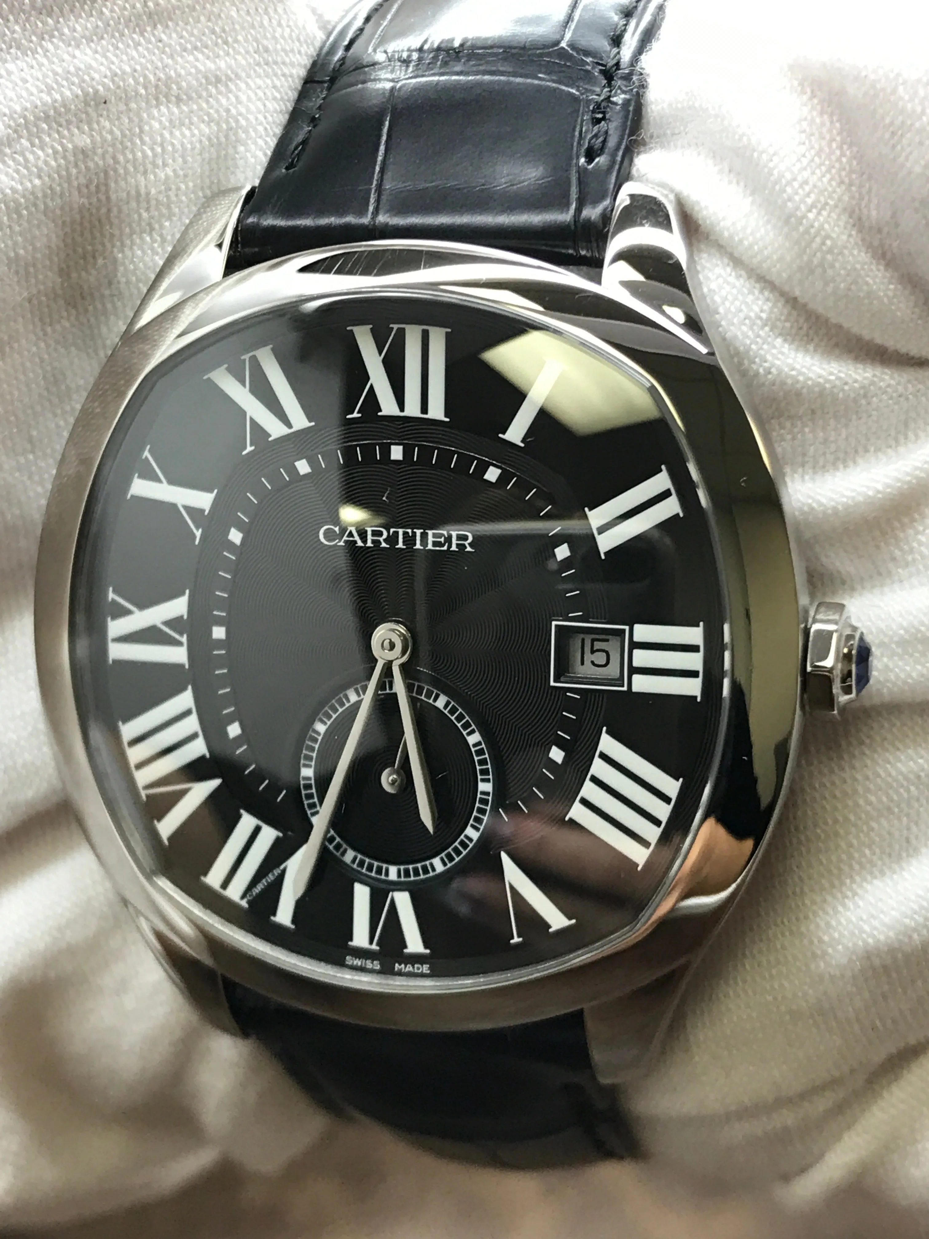 Cartier Drive de Cartier WSNM0009 3930 Black Dial Automatic Men's Watch