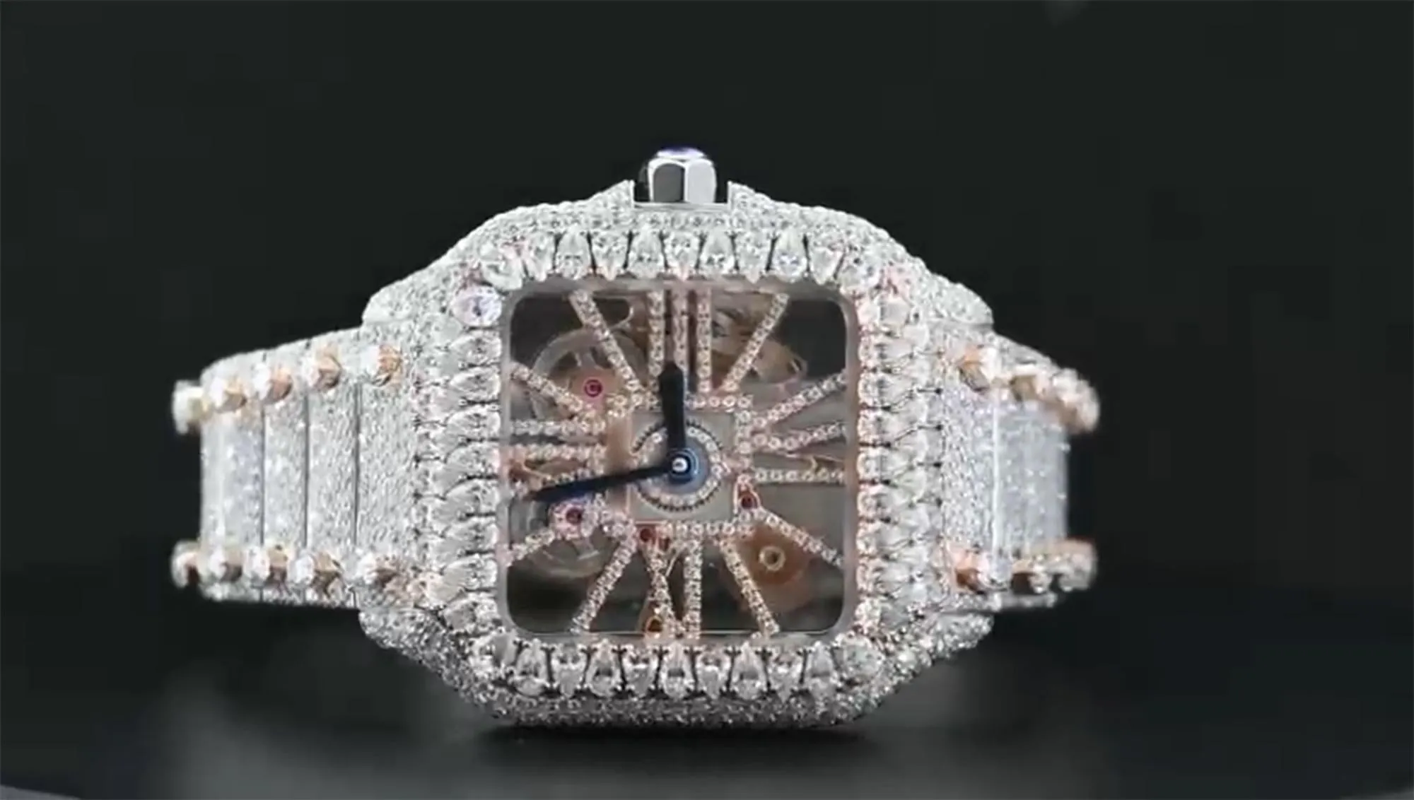Cartier Moissanite Diamond Watch  W 59