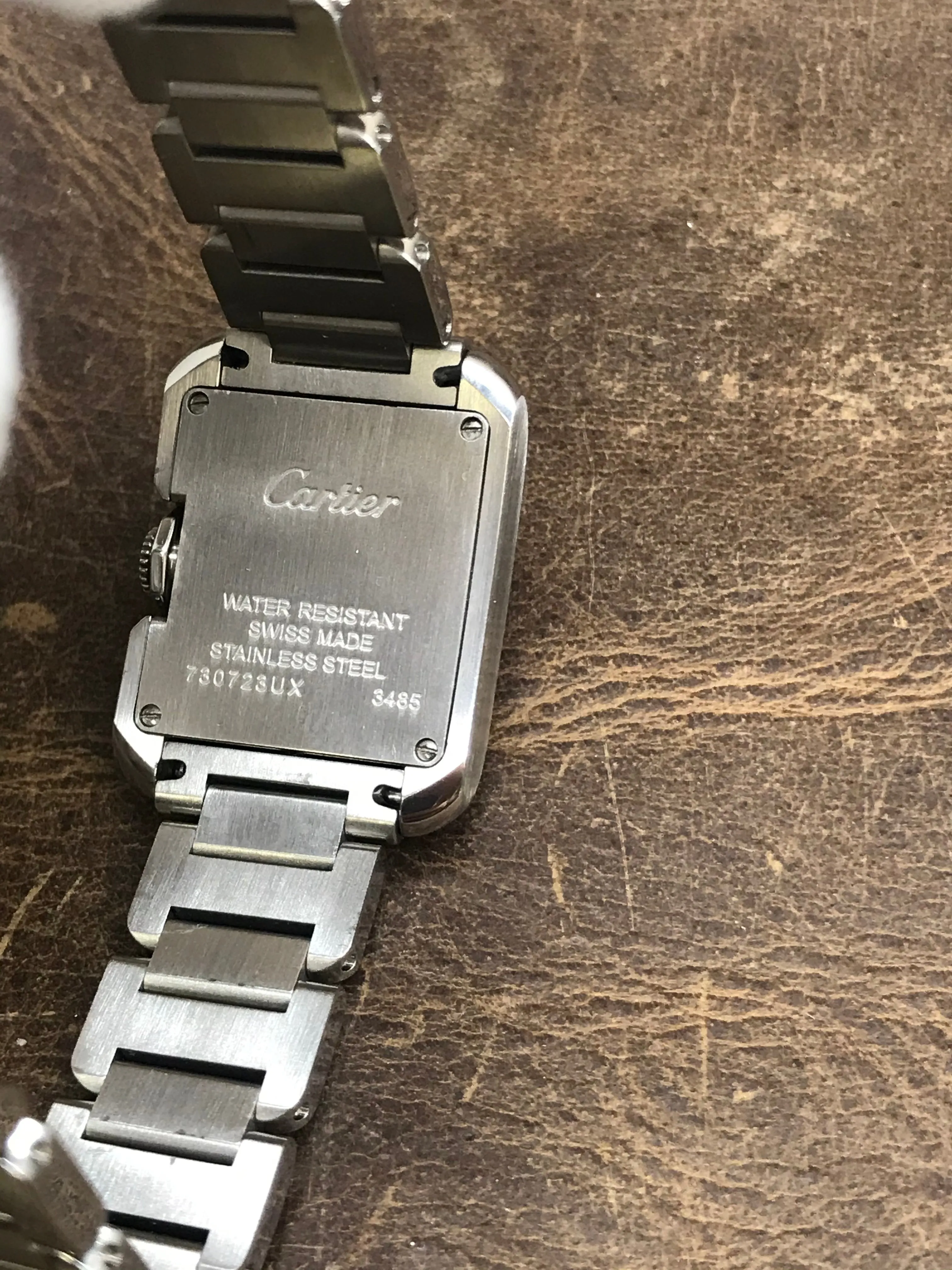 Cartier Tank Anglaise W5310022/3485 Silver Dial Quartz Women's Watch
