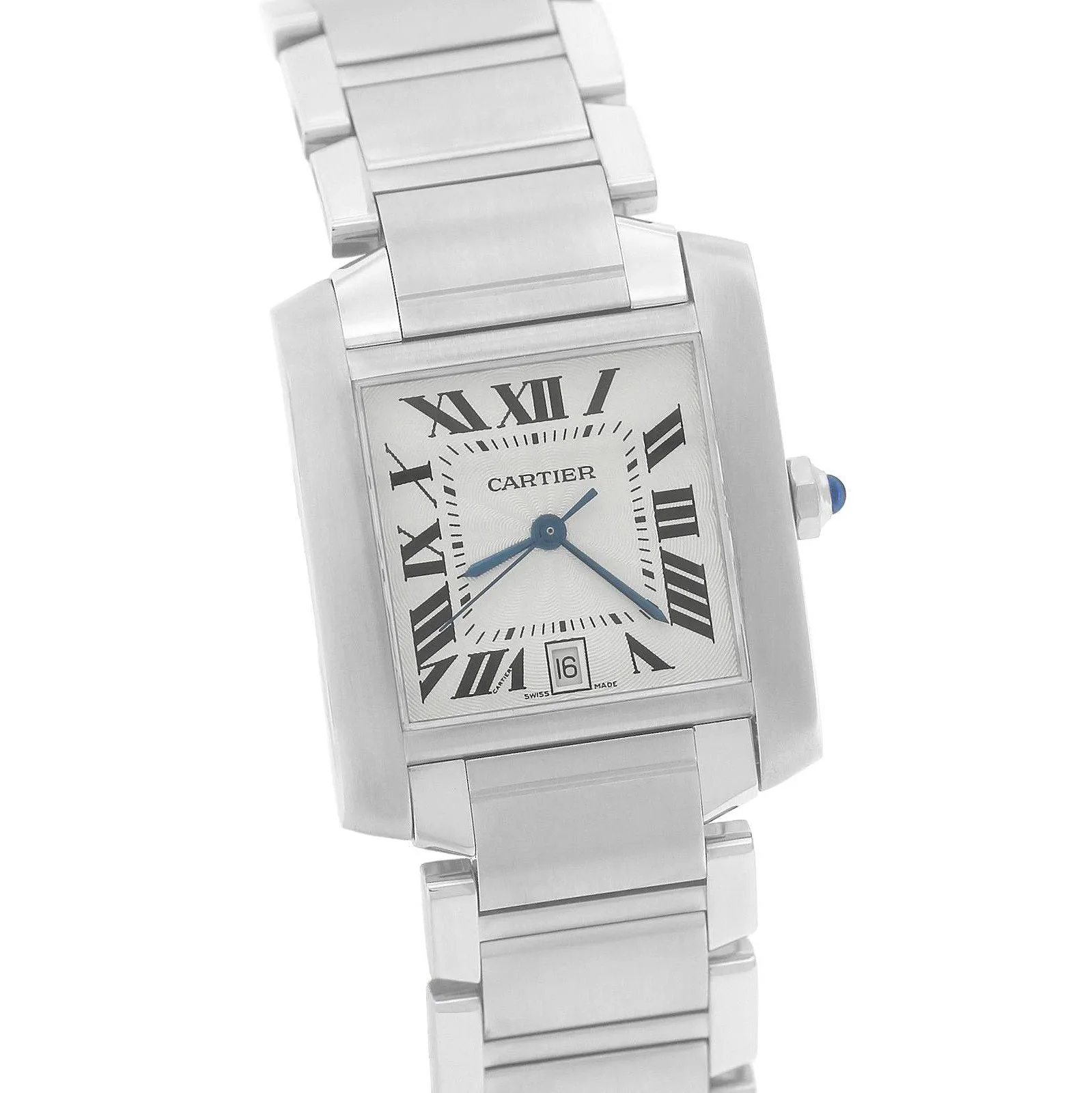 Cartier Tank Francaise Full-Size Automatic Stainless Date Watch W51002Q3 2302