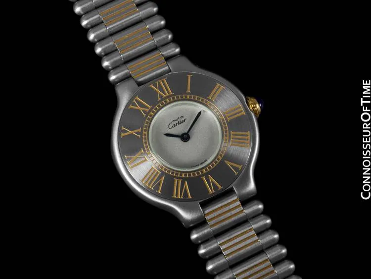 Cartier Must De 21C Ladies Watch - Stainless Steel & 18K Gold