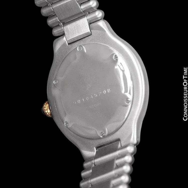 Cartier Must De 21C Mens Midsize Unisex Watch - Stainless Steel & 18K Gold