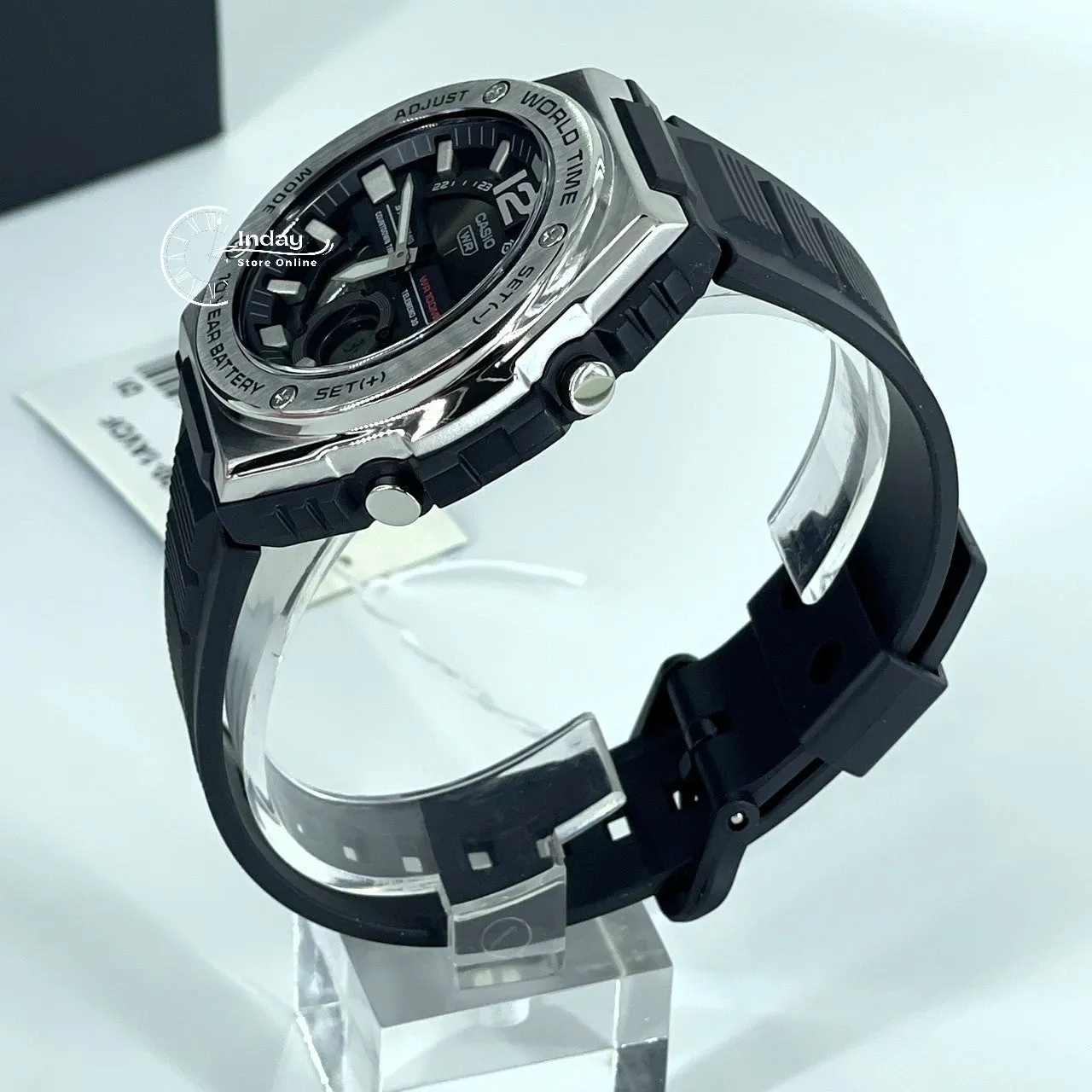 Casio Analog-Digital Men's Watch MWQ-100-1A Resin Band Resin Glass Battery Life: 10 years