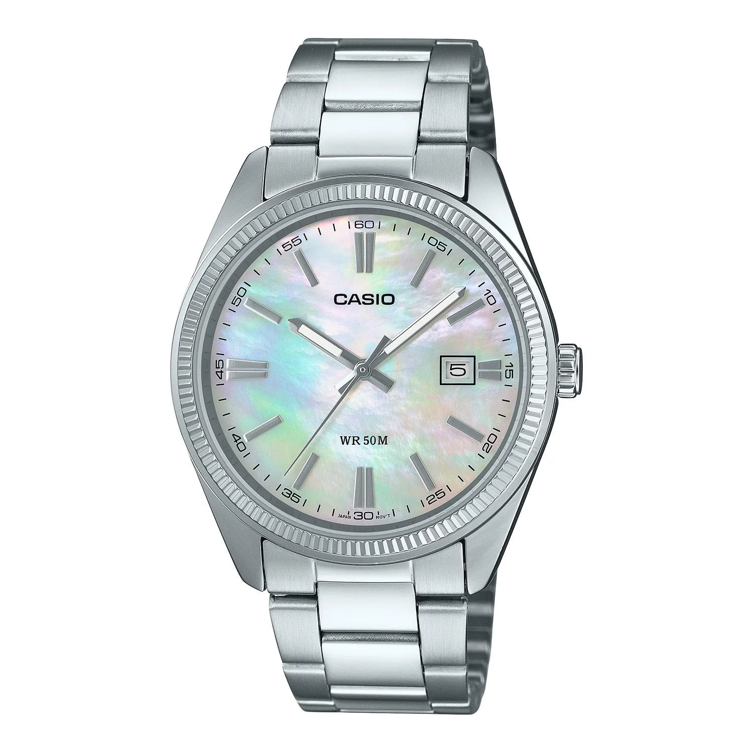 Casio Analog Silver Watch MTP-1302PSC-7AV