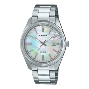 Casio Analog Silver Watch MTP-1302PSC-7AV