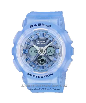 Casio Baby-G Women's Watch BA-130CV-2A Resin Band Mineral Glass Shock Resistant
