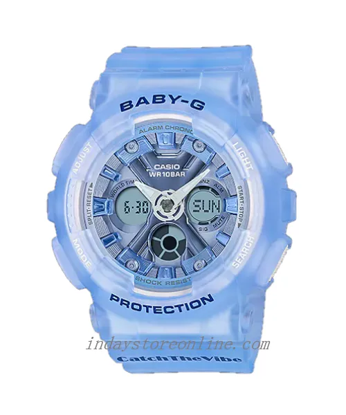Casio Baby-G Women's Watch BA-130CV-2A Resin Band Mineral Glass Shock Resistant