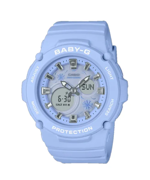 Casio Baby-G Women's Watch BGA-270FL-2A Resin Band Mineral Glass Shock Resistant