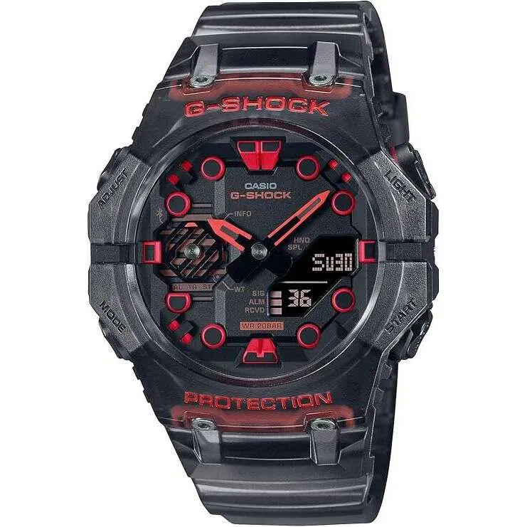 CASIO G-SHOCK BLUETOOTH ANALOG DIGITAL BLACK SKELETON MEN WATCH GA-B001G-1AJF
