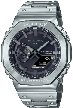 Casio G-Shock Full Metal 2100 Series Solar Smartphone Link Silver GM-B2100D-1A