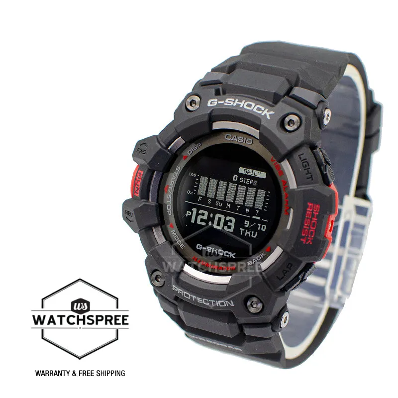 Casio G-Shock G-SQUAD Bluetooth© Black Resin Band Watch GBD100-1D GBD-100-1