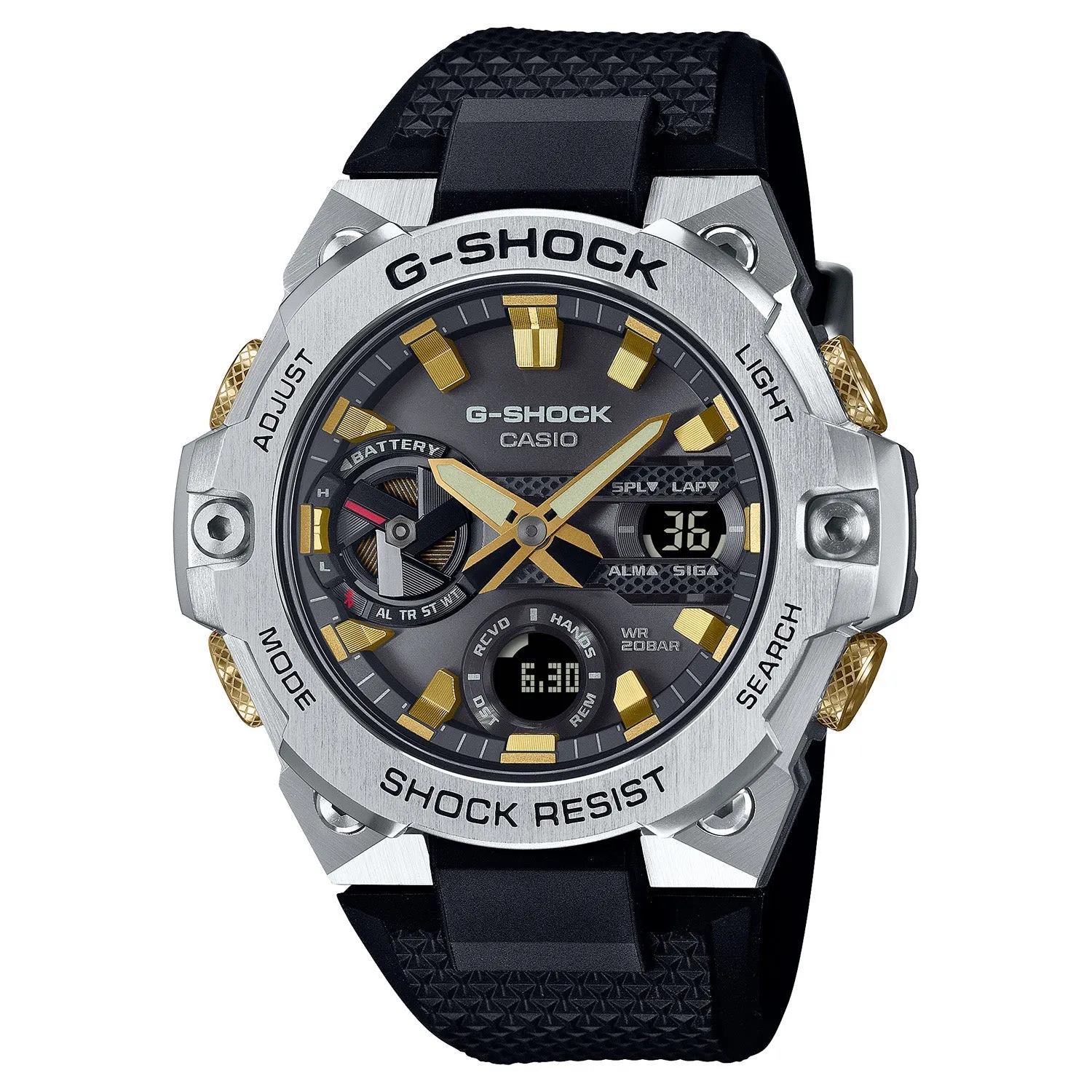 Casio G-Shock G-Steel GST-B400 Silver Watch GST-B400CX-1A