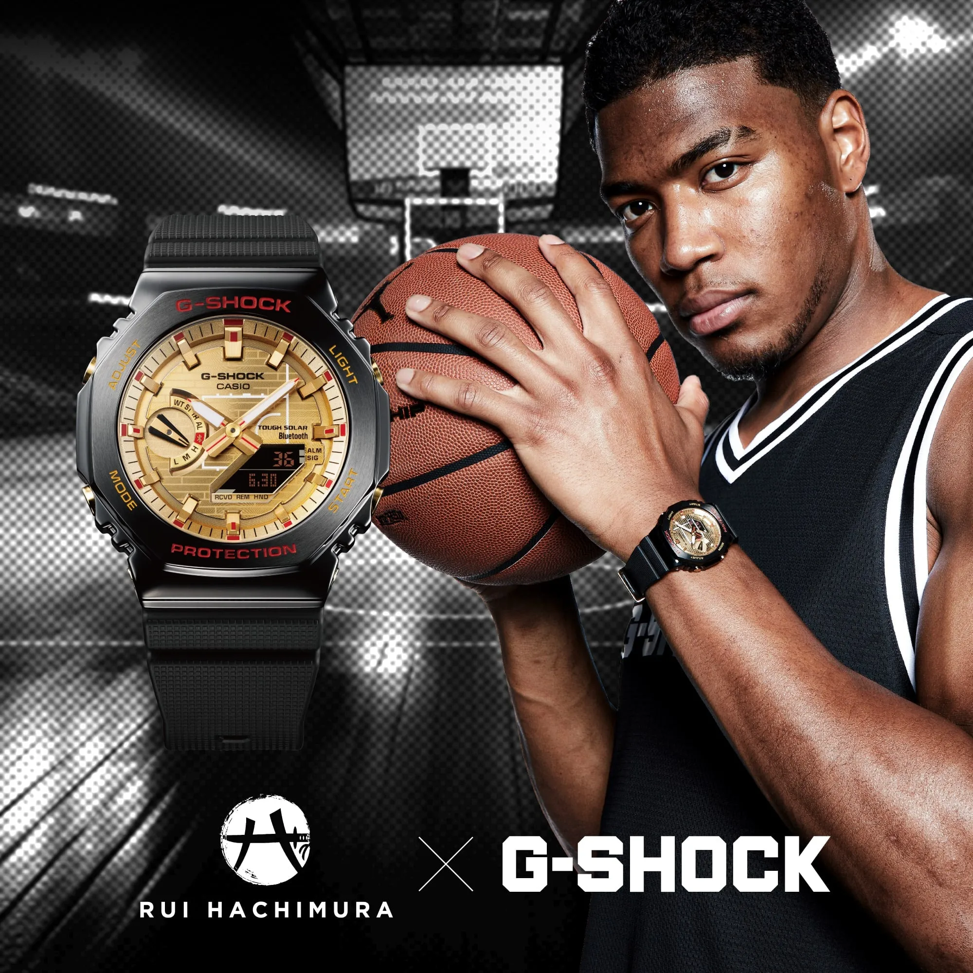 Casio G-Shock G-Steel Rui Hachimura Watch GBM2100RH-1A
