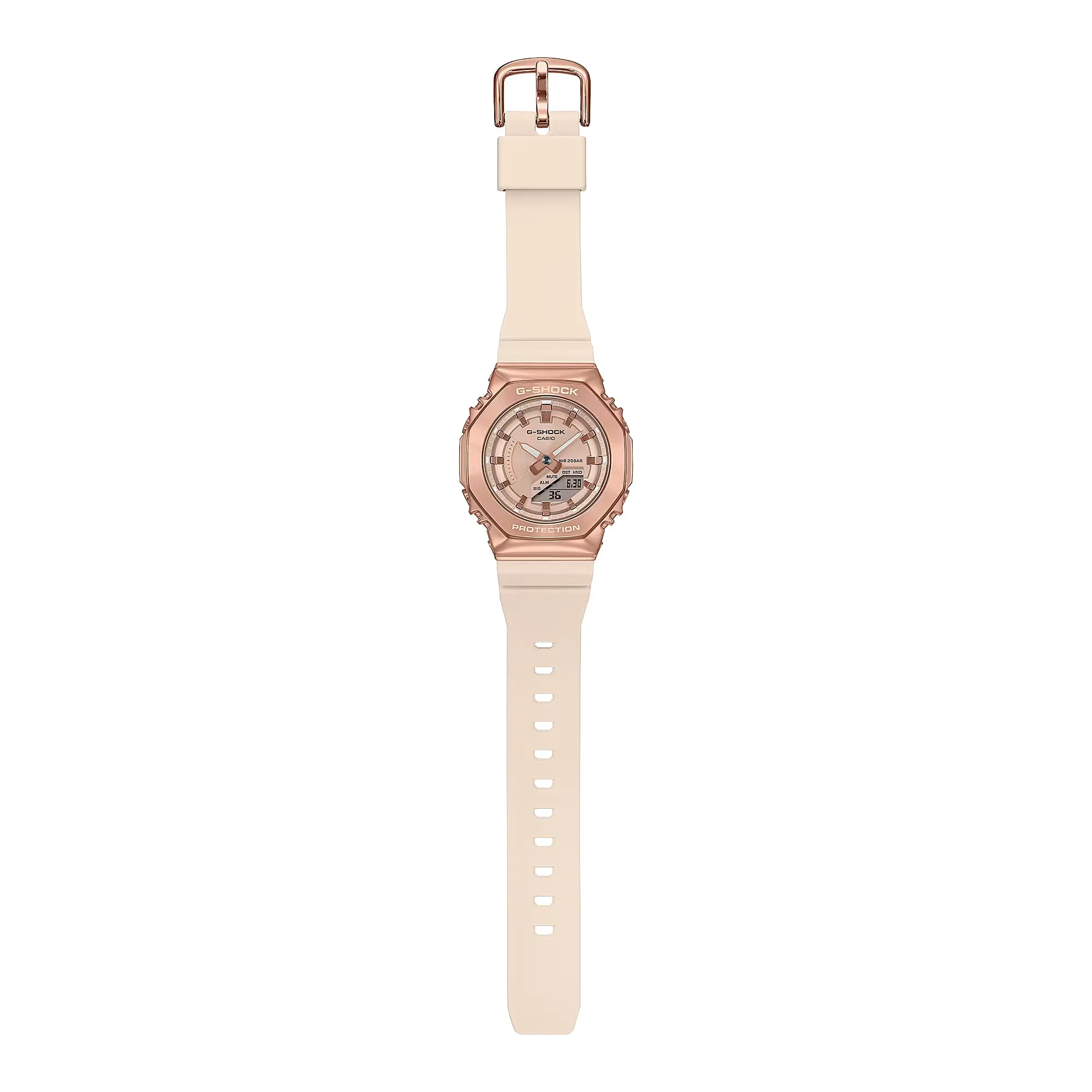 Casio G-Shock GMS CasiOak Pink Gold GMS2100PG-4A Womens Watch