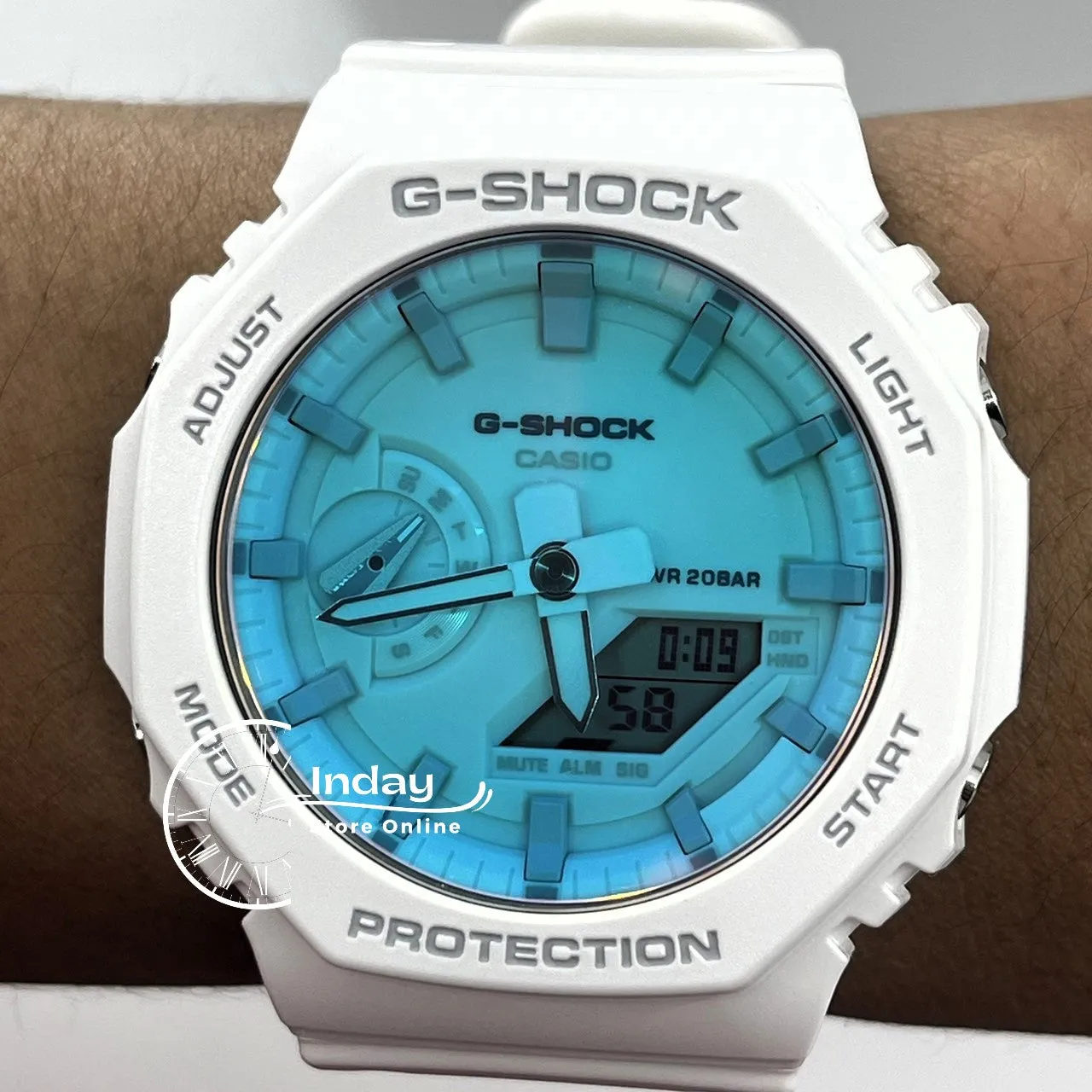 Casio G-Shock Men's Watch GA-2100TL-7A Shock Resistant Carbon Core Guard Structure