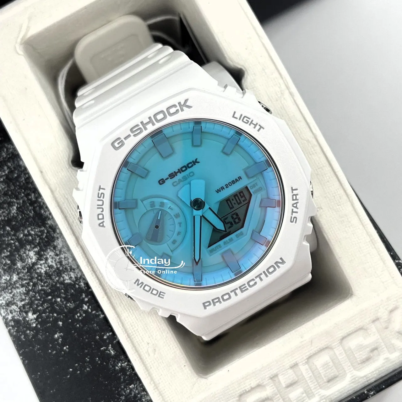 Casio G-Shock Men's Watch GA-2100TL-7A Shock Resistant Carbon Core Guard Structure