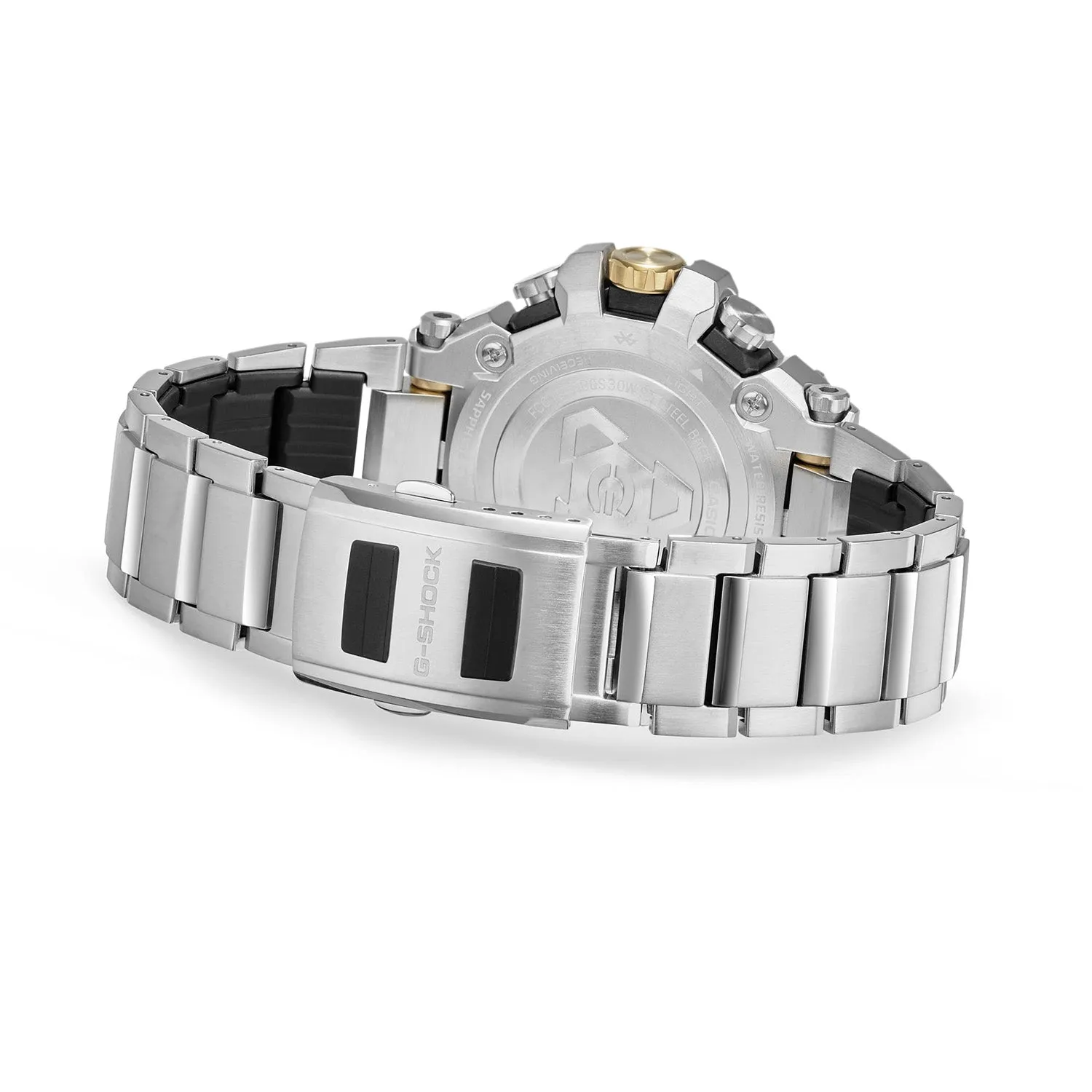 Casio G-Shock MT-G Stainless Steel Silver Gold MTGB3000D-1A9