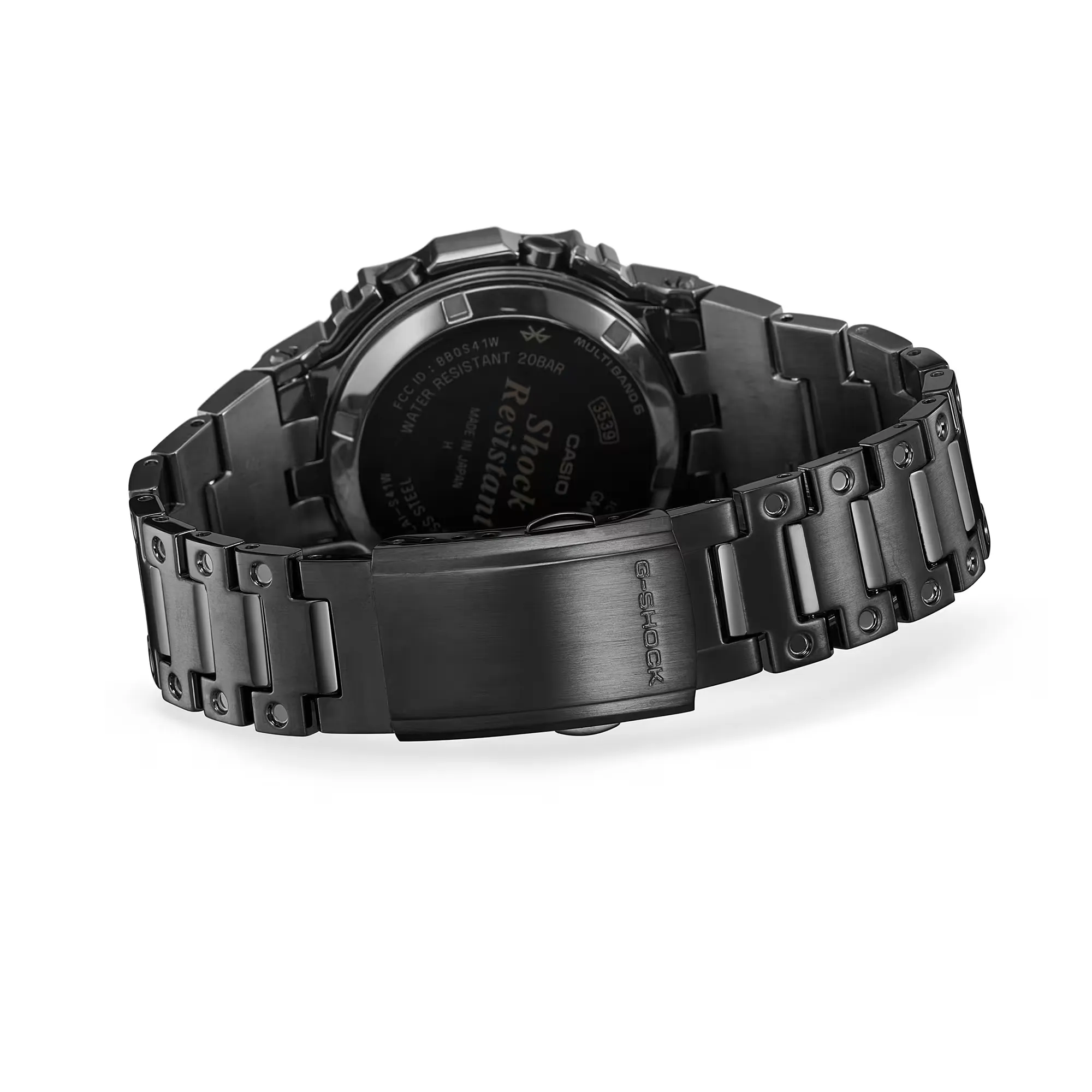 Casio G-Shock Tough Solar Multi Band 6 Full Metal Square Face Black Rainbow GMW-B5000BPC-1