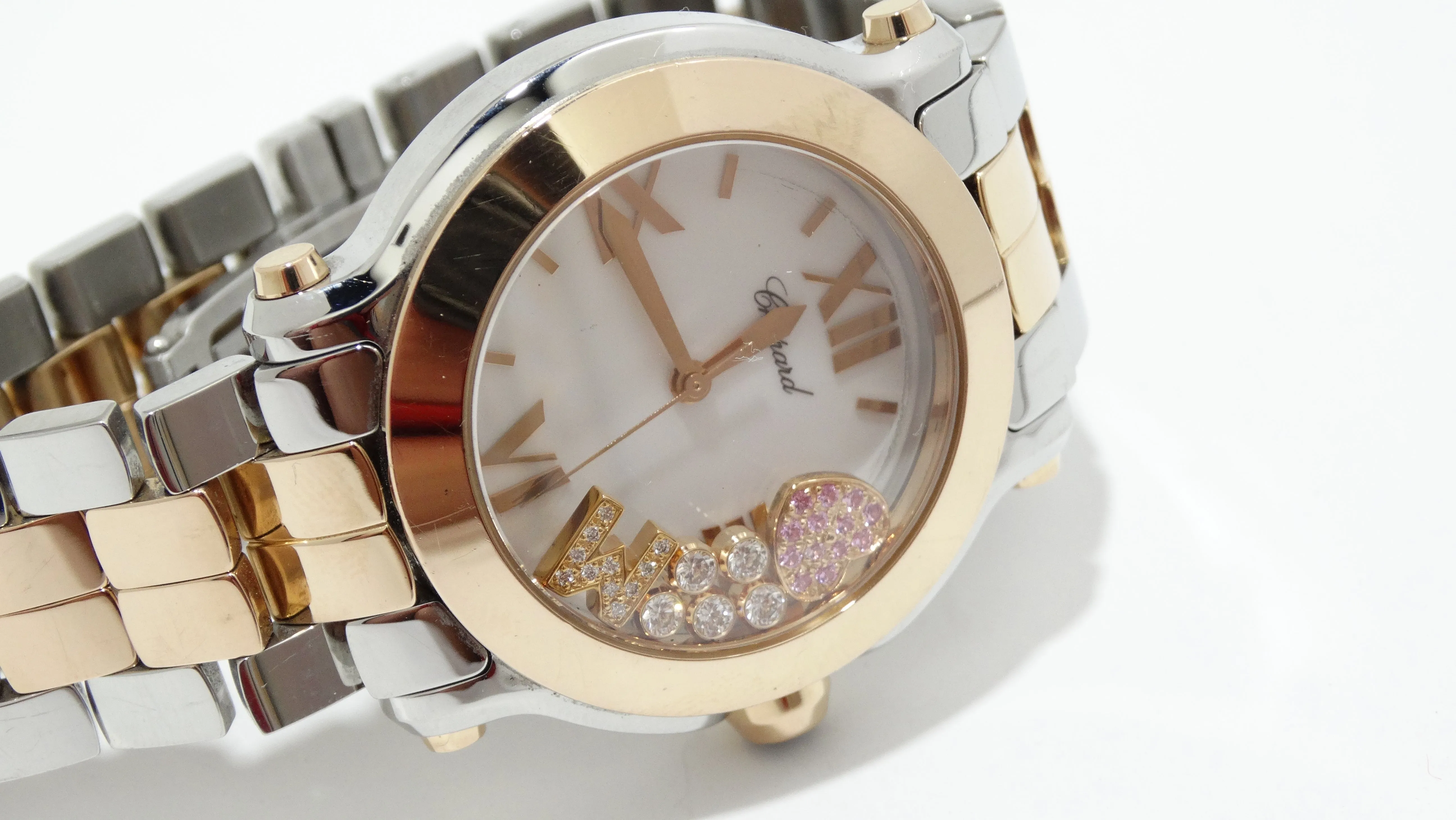 Chopard Happy Diamond Sport 18kt Rose Gold Watch