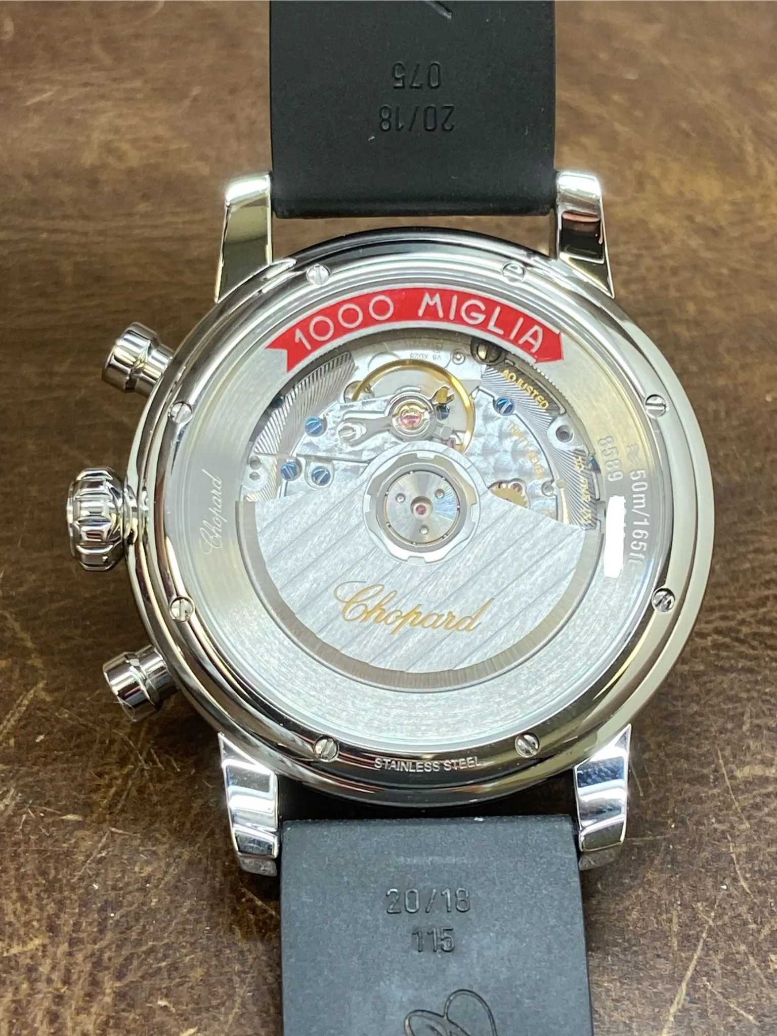 Chopard Mille Miglia 42mm B&P 168589-3002 Black Dial Automatic Men's Watch