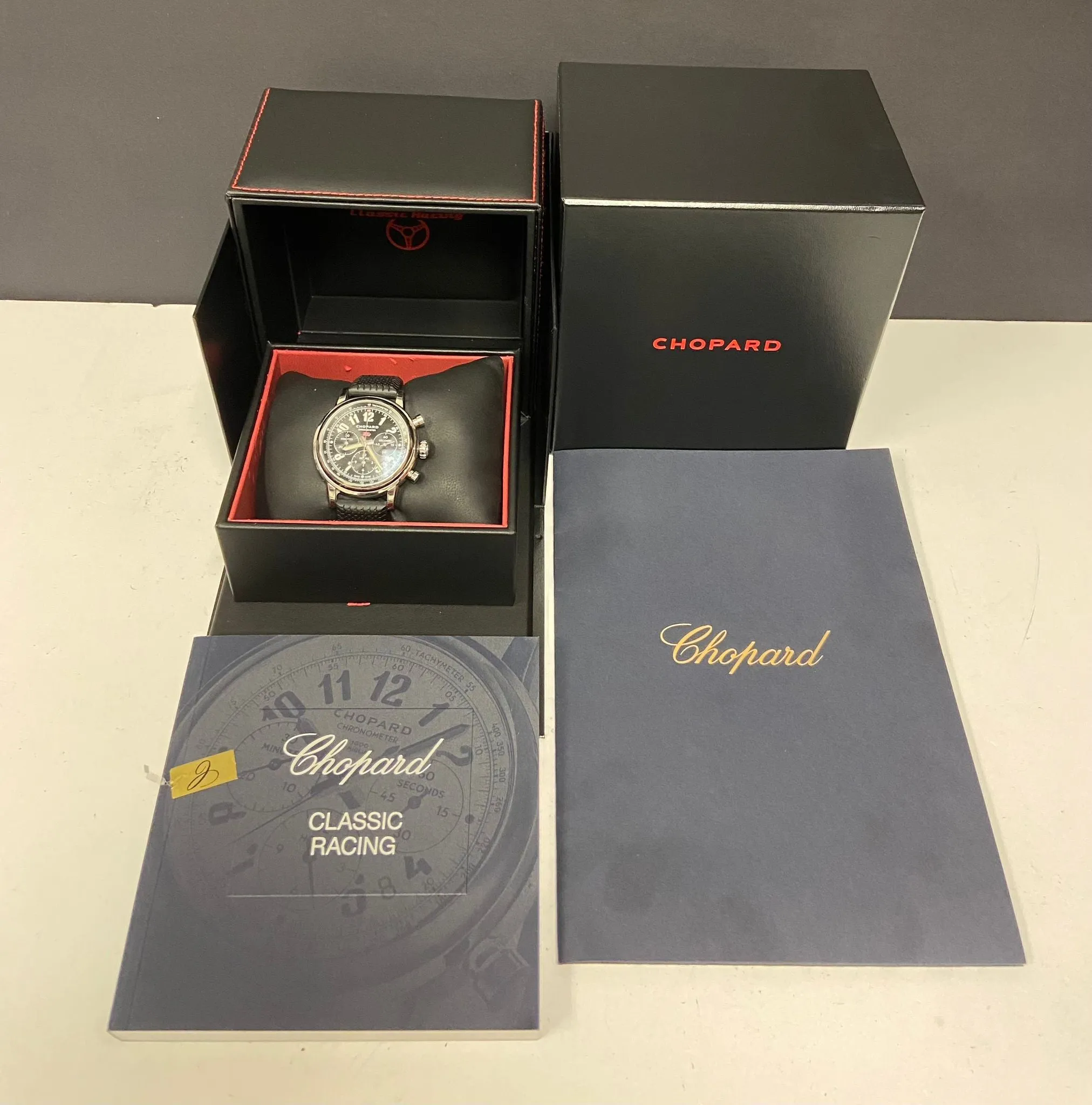 Chopard Mille Miglia 42mm B&P 168589-3002 Black Dial Automatic Men's Watch