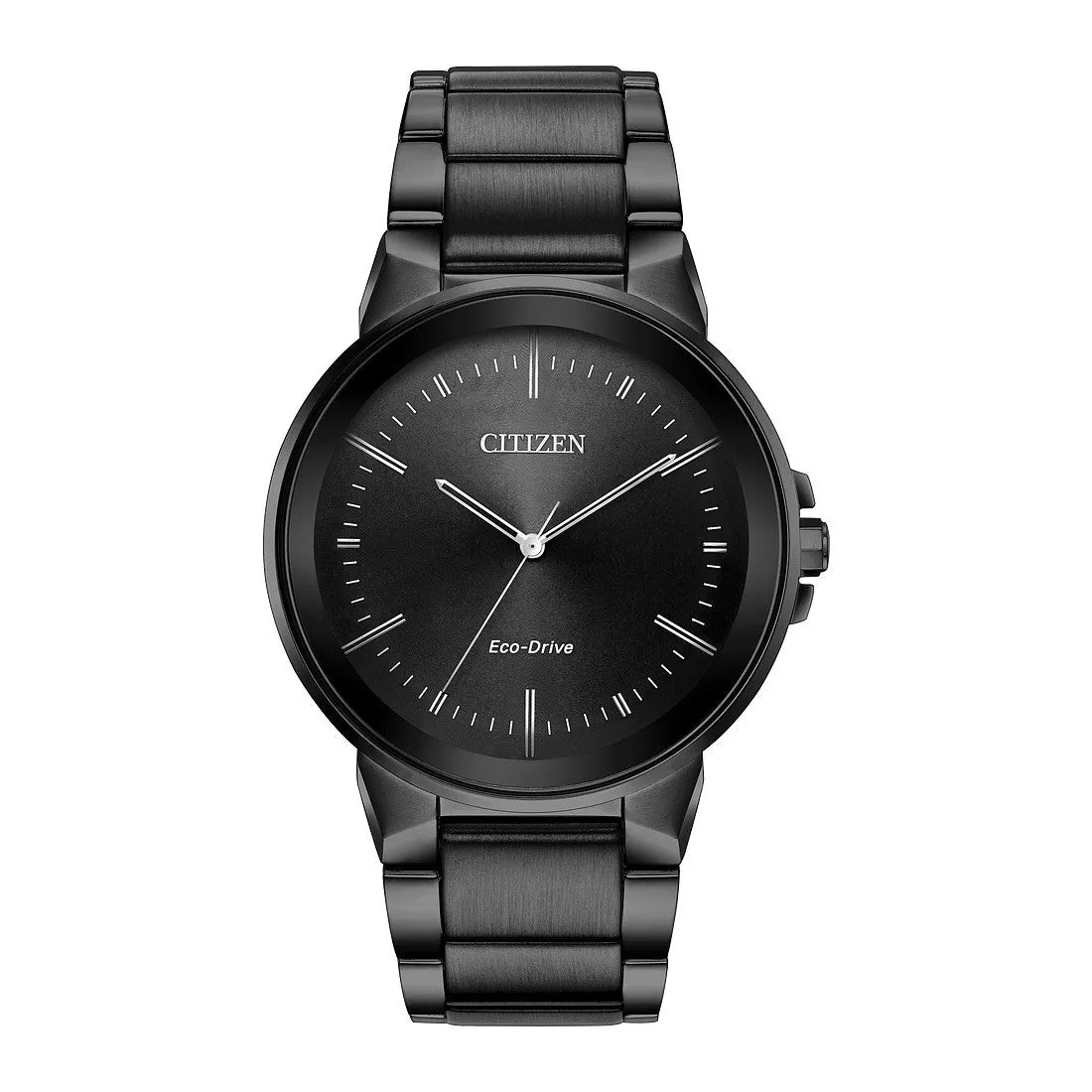 Citizen Axiom Mens Eco Drive Grey Tone Black Dial Watch