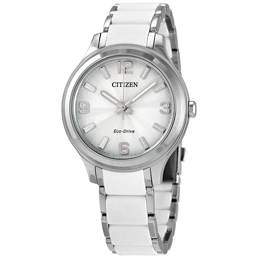 Citizen Drive Silver Dial Ladies Watch FE7070-52A
