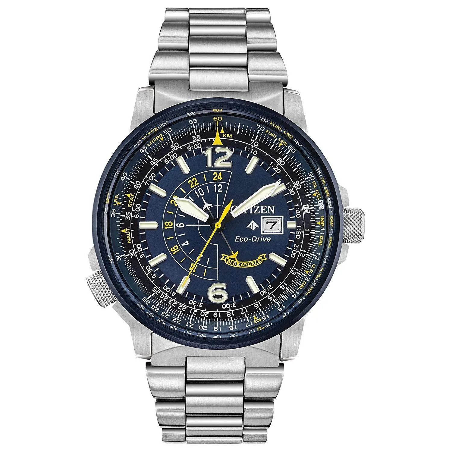 Citizen Eco Drive Blue Angels Nighthawk Men's Watch BJ7006-56L
