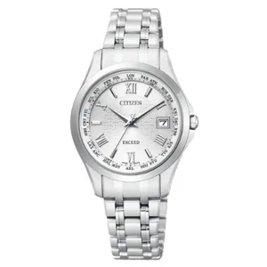 CITIZEN EXCEED EC1120-59A eco-drive radio pair model women's  watch