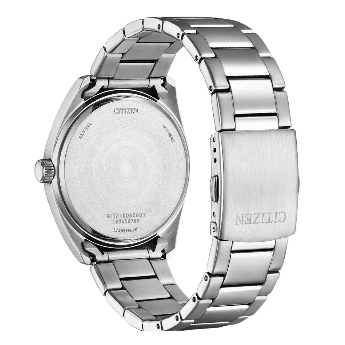 Citizen Quartz BI5110-54E BI5110 Black Dial Analog Dress Gents Watch
