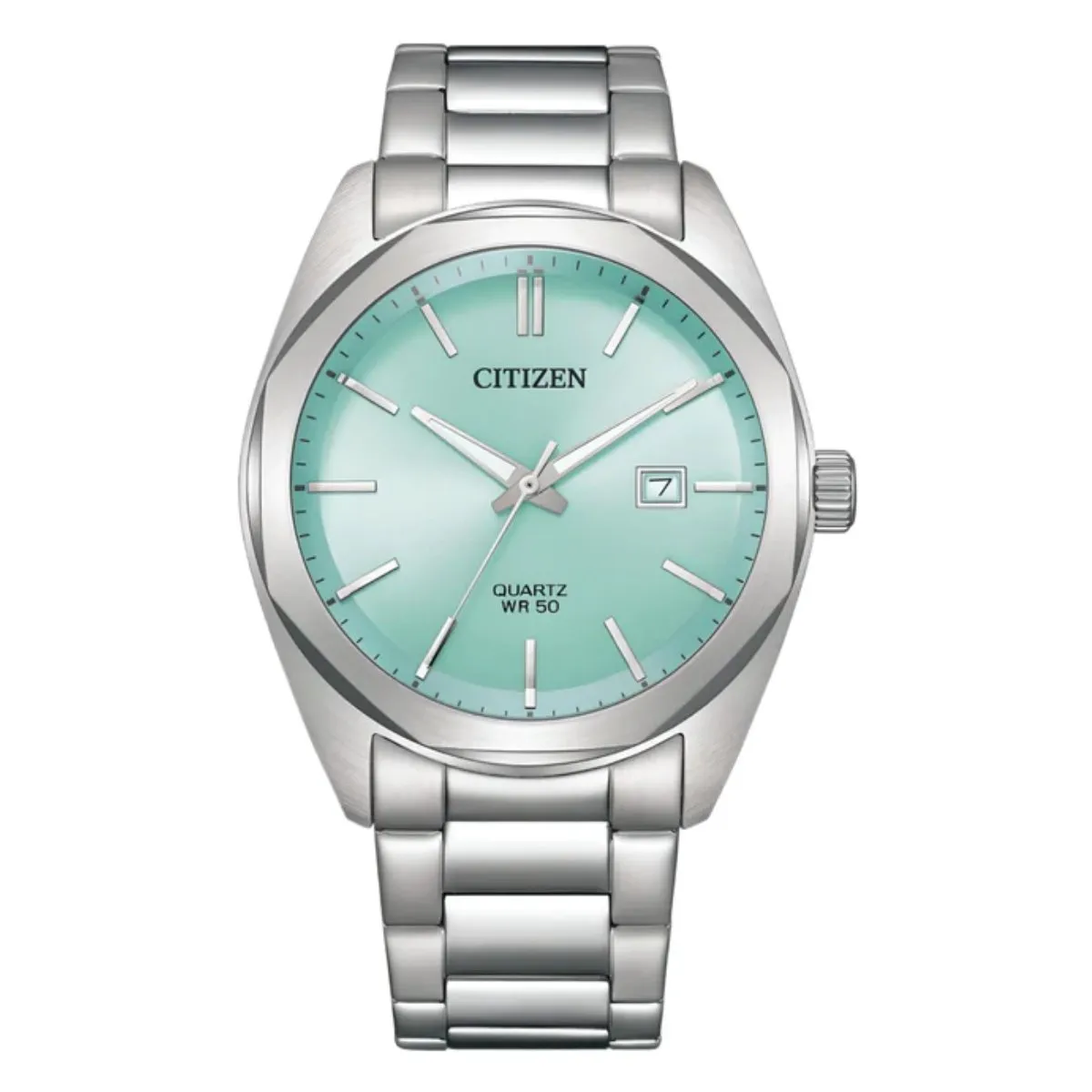 Citizen Quartz BI5110-54M BI5110 Light Blue Dial Stainless Steel Watch