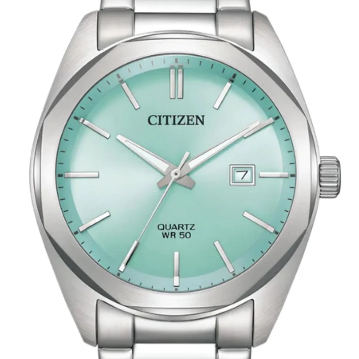 Citizen Quartz BI5110-54M BI5110 Light Blue Dial Stainless Steel Watch