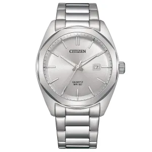 Citizen Quartz BI5110 BI5110-54A Silver Dial Stainless Steel Analog Watch