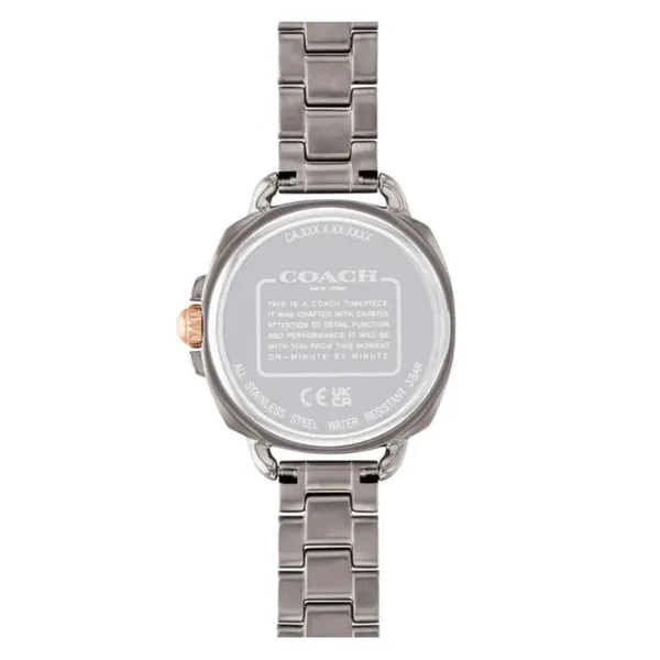 Coach Tatum Grey Stainless Steel Grey Dial Quartz Watch for Ladies - 14504155