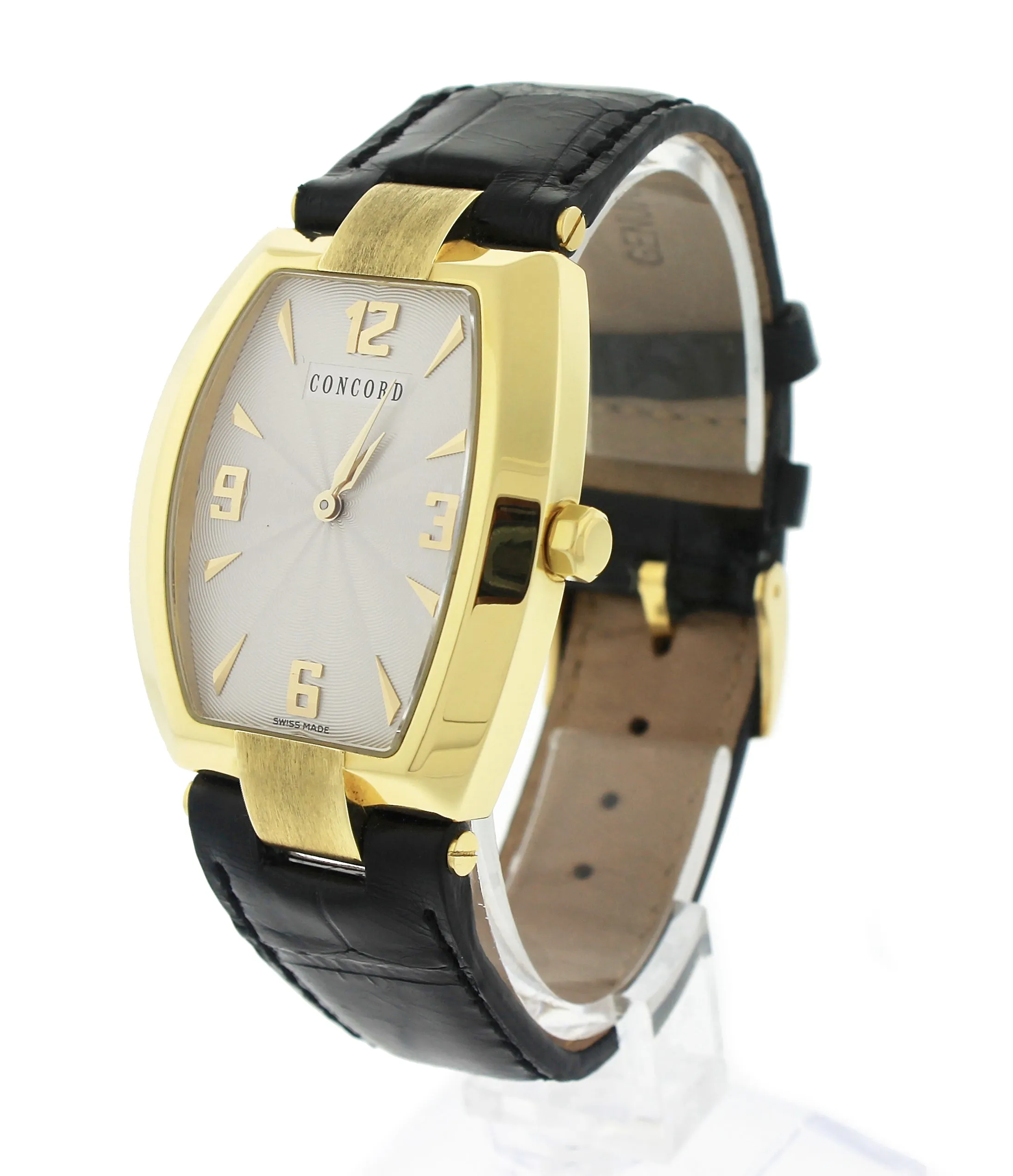 Concord La Scala Tonneau 18K Yellow Gold Quartz 50.G3.1480 Watch Men's Women's