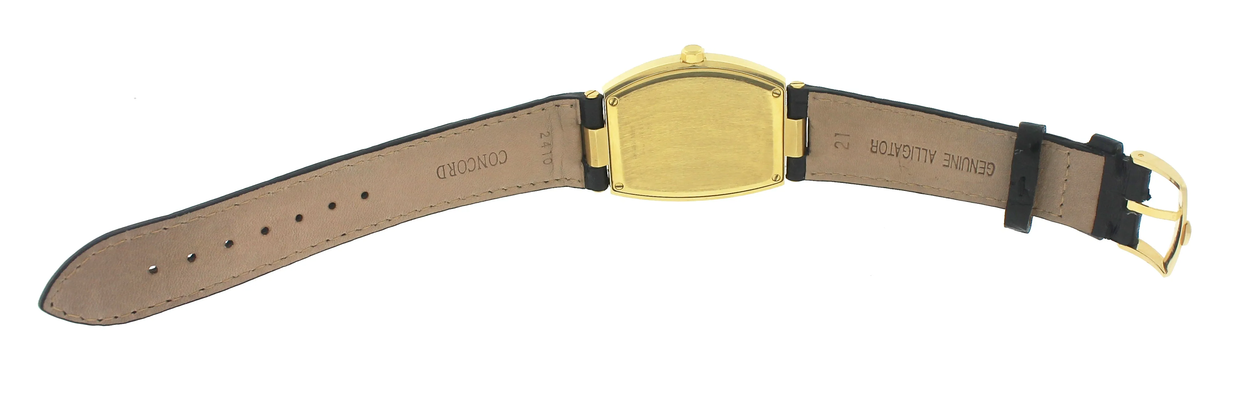 Concord La Scala Tonneau 18K Yellow Gold Quartz 50.G3.1480 Watch Men's Women's