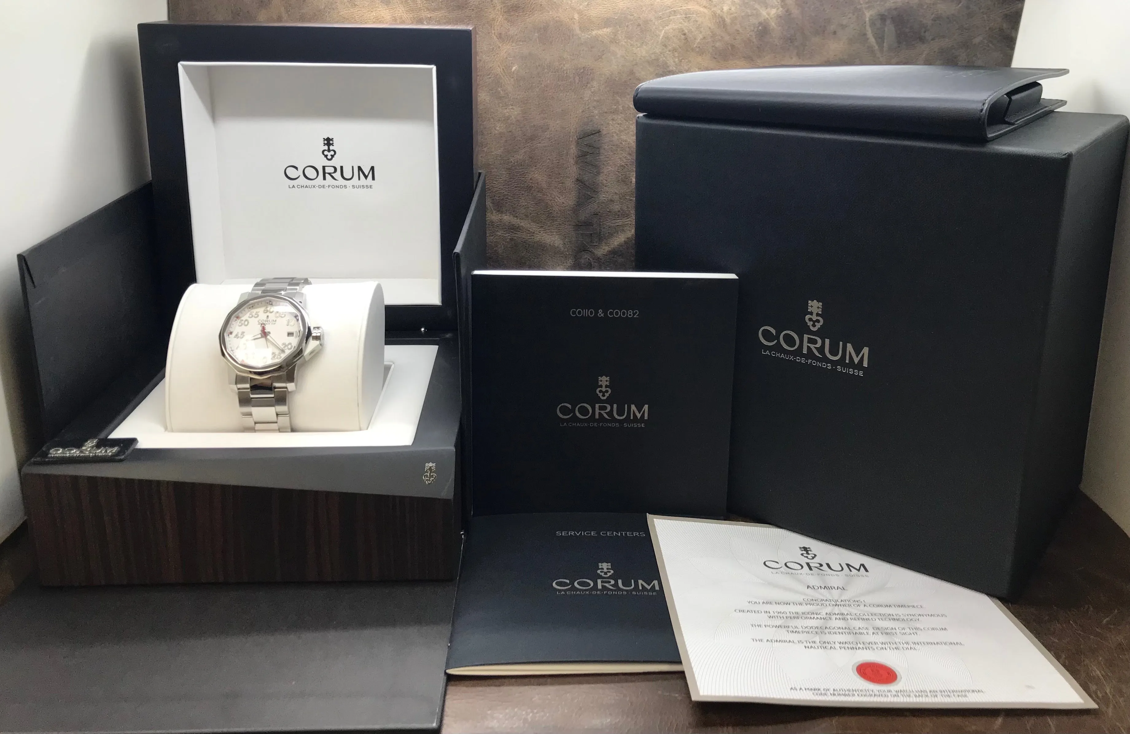 Corum Admirals Cup Competition  01.0010 White Dial Automatic Men's Watch