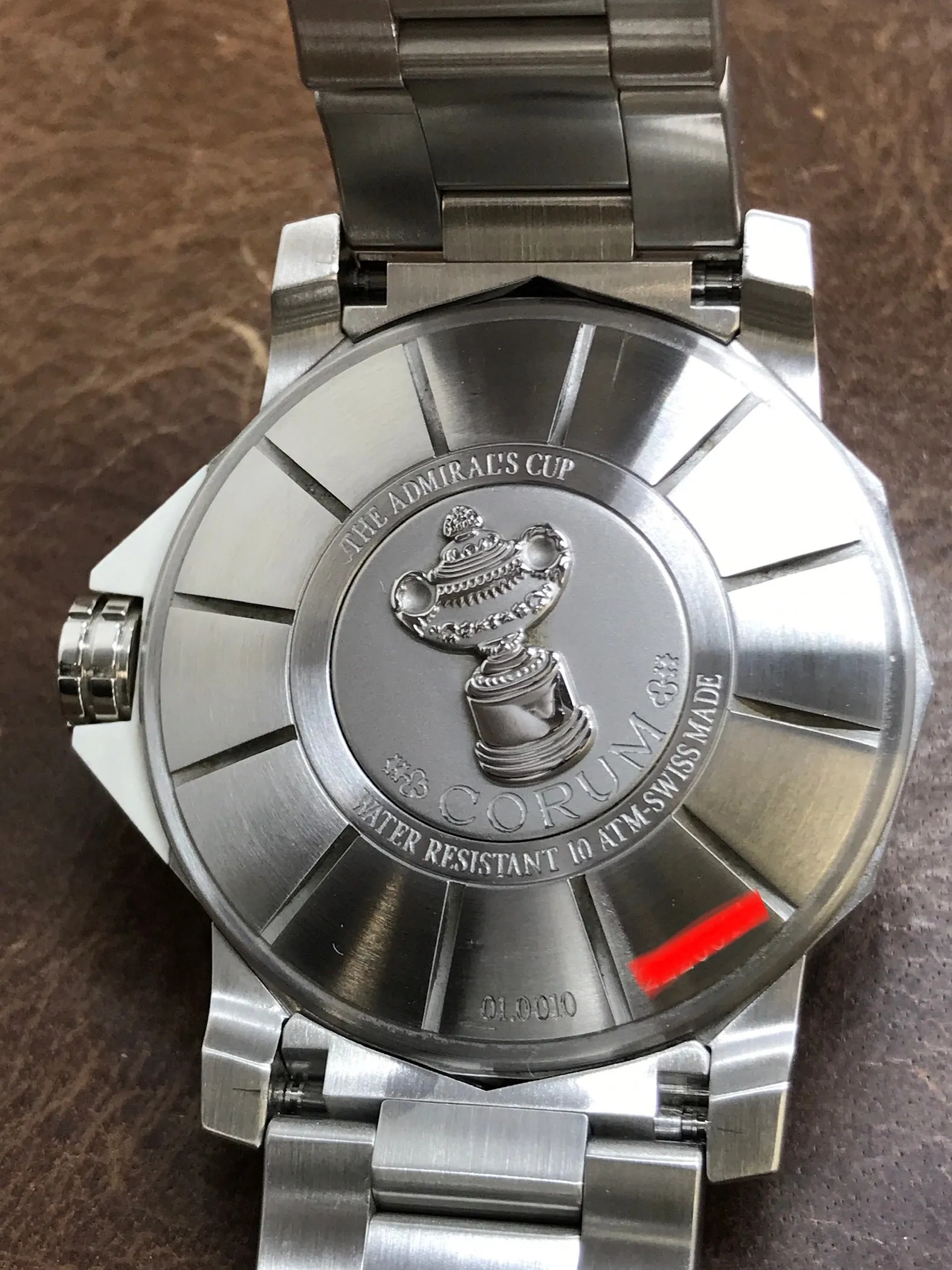 Corum Admirals Cup Competition  01.0010 White Dial Automatic Men's Watch