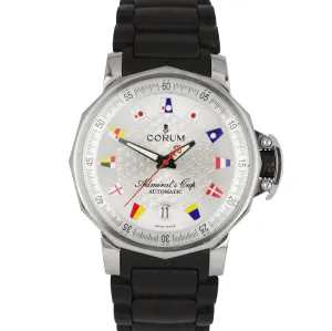 Corum Admiral's Cup Trophy 41mm Automatic Flags Steel Date Watch 082.830.20