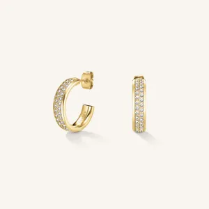 Crystal Hoops
