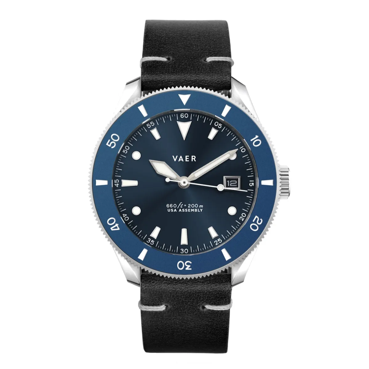 D4 Meridian Navy - Matte USA Solar 42mm