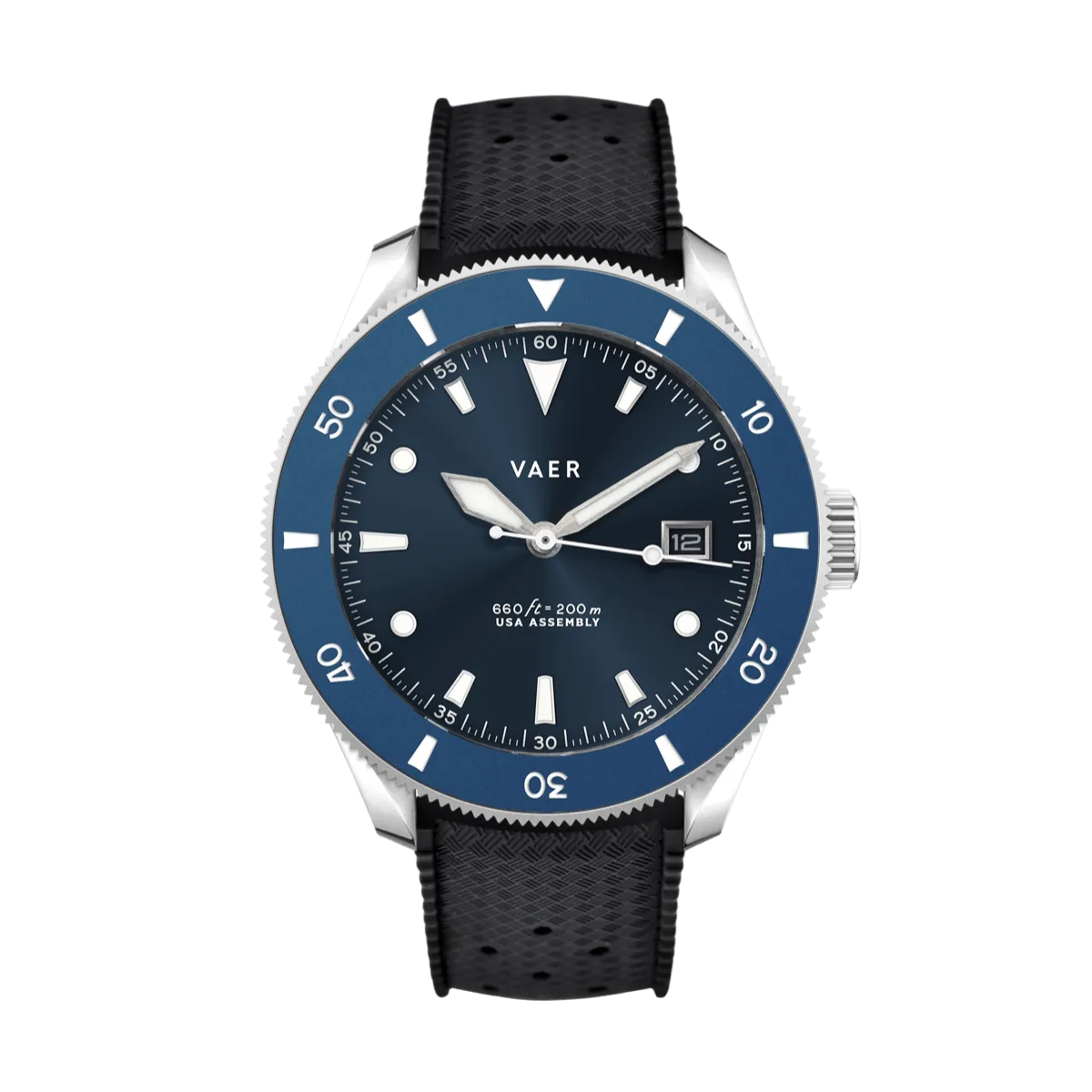 D4 Meridian Navy - Matte USA Solar 42mm