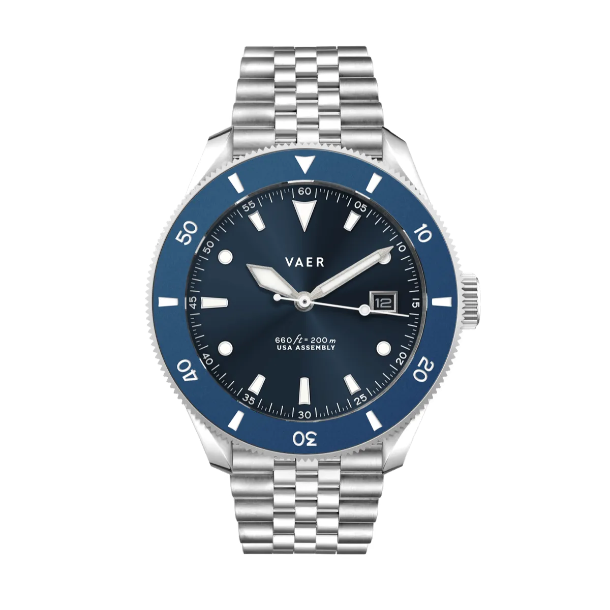 D4 Meridian Navy - Matte USA Solar 42mm