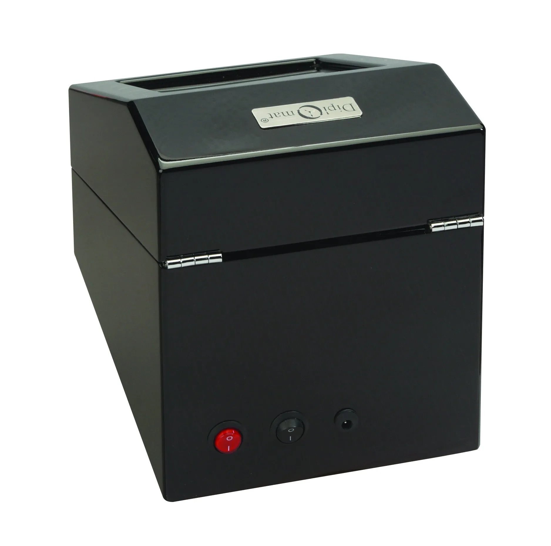 Diplomat Black Edition Double Watch Winder with LED's