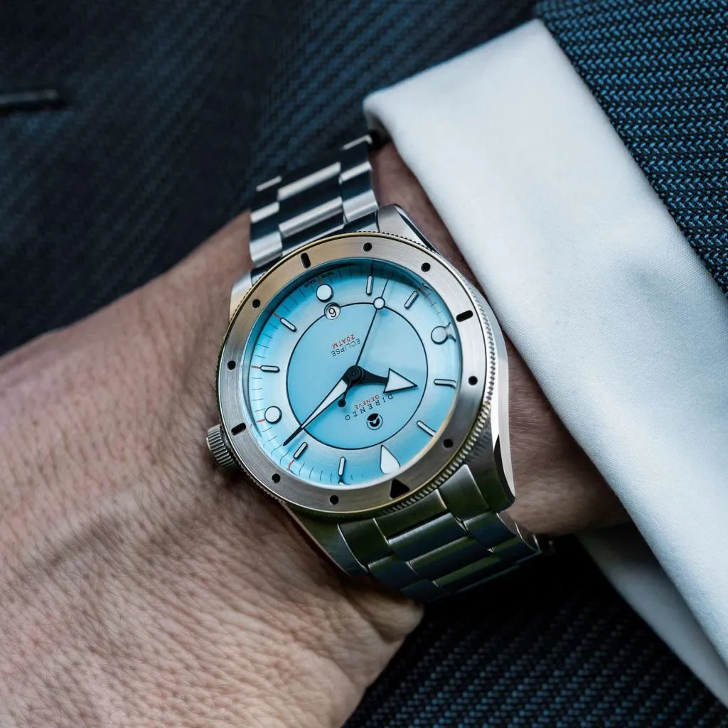 Direnzo DRZ03 Eclipse V2 Aqua&nbsp;Blue - Swiss&nbsp;Made