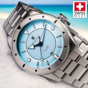 Direnzo DRZ03 Eclipse V2 Aqua&nbsp;Blue - Swiss&nbsp;Made